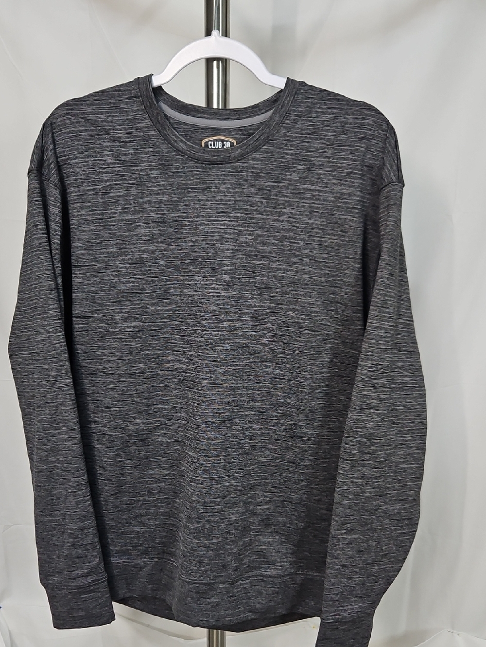 Daniel Cremieux Men's Dark Heather Gray Long Sleeve Performance Sweatshirt